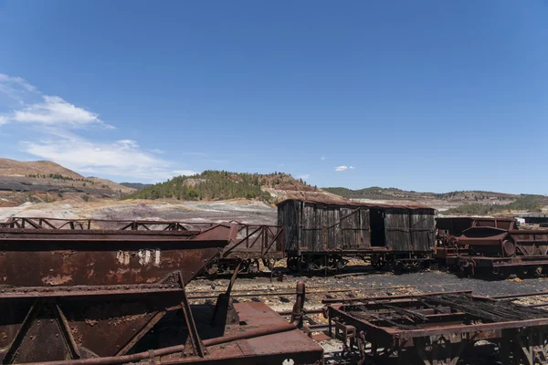 Luoghi della Spagna. Bacino minerario di Rio Tinto nella provincia di Huelva, Andalusia — Foto Stock