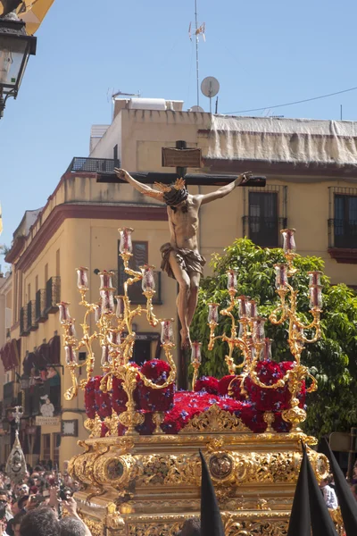 Heilige Week in Sevilla, broederschap van san bernardo — Stockfoto