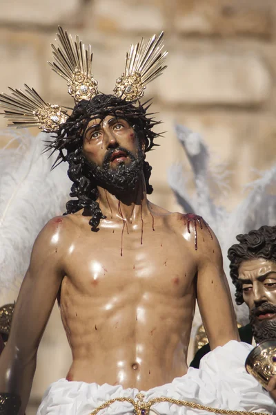 Ο Ιησούς απογυμνώνεται, Πάσχα στη Σεβίλλη — Φωτογραφία Αρχείου