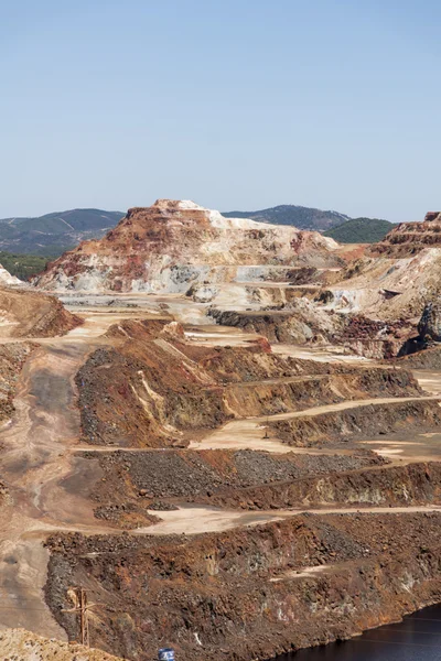 Places of Spain. Rio Tinto mining basin in the province of Huelva, Andalusia — Stock Photo, Image