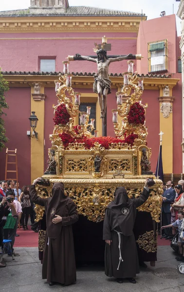 Christus der Bruderschaft der guten Ordnung, Ostern in Sevilla — Stockfoto