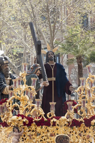 Nagyhét Sevilla, testvériség, a béke — Stock Fotó