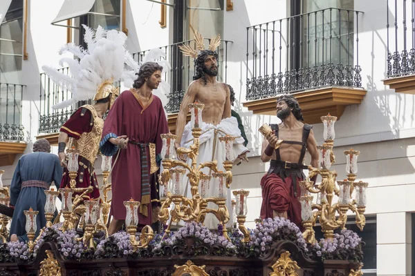 Gesù spogliato delle sue vesti, Pasqua a Siviglia — Foto Stock