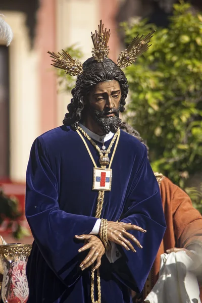 Holy Week in Seville Jesus captive and rescued — Stock Photo, Image