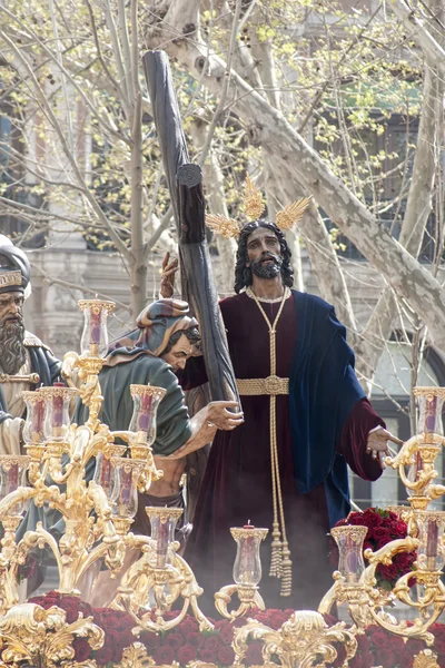 Semana Santa em Sevilha, fraternidade de paz — Fotografia de Stock