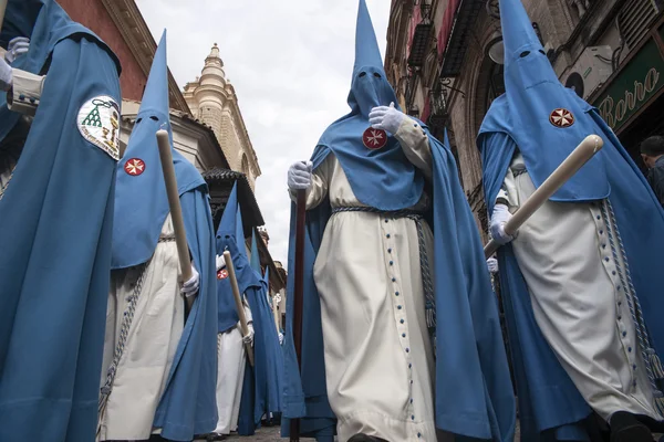 Semana Santa em Sevilha, o Nazareno — Fotografia de Stock