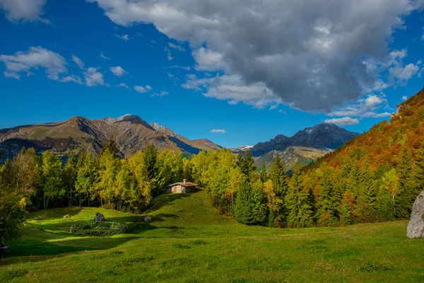 Chalet Isolé Dans Nature — Photo