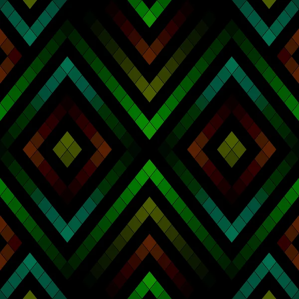 Nahtloses aztekisches Muster — Stockvektor