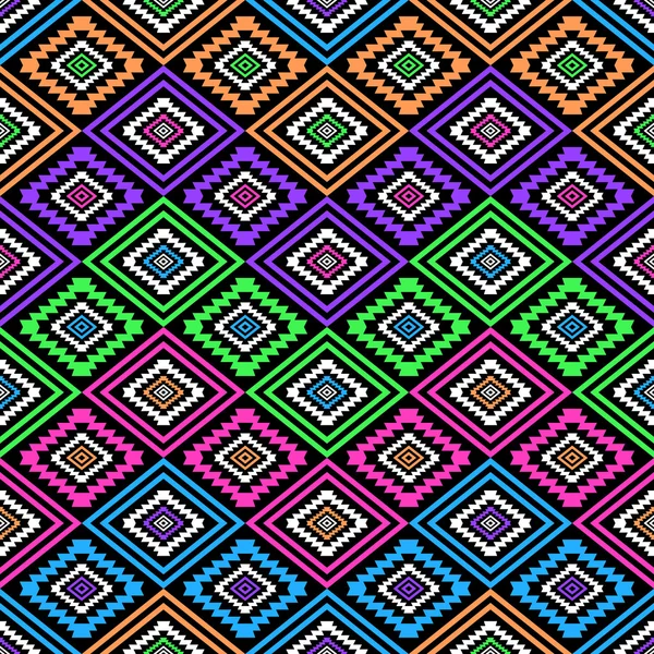 Nahtloses aztekisches Muster — Stockvektor