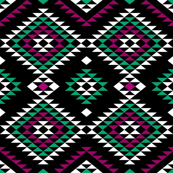 Sömlös aztec mönster — Stock vektor