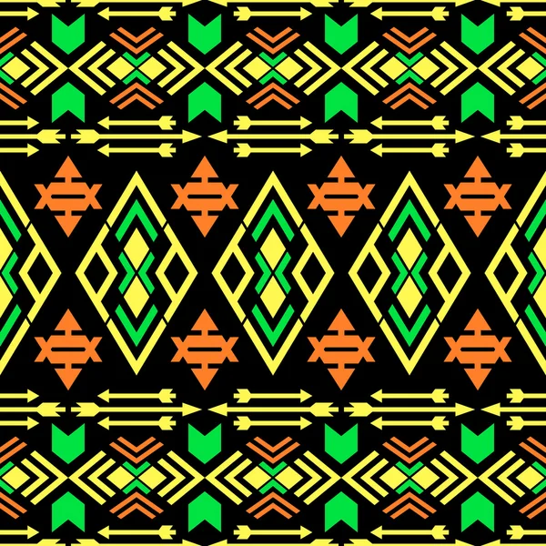 Naadloze Azteekse patroon — Stockvector