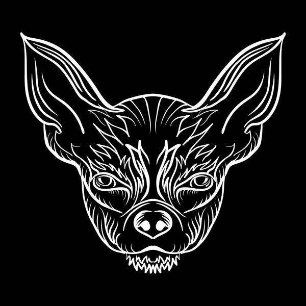 Imagen vectorial de un Chihuahua — Vector de stock