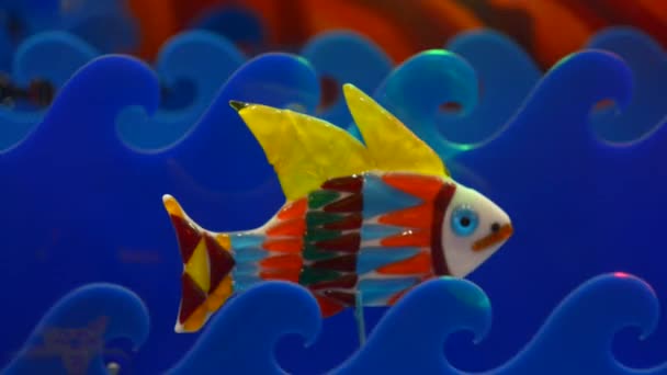 Цукерки карамель риби — стокове відео