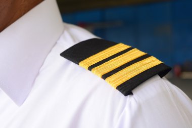 Omuz apoletler uçak pilot için