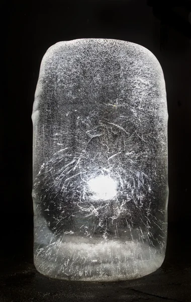 氷の点灯部分 ロイヤリティフリーのストック写真