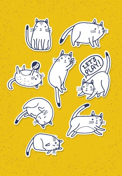 Komik Kediler Set kroki