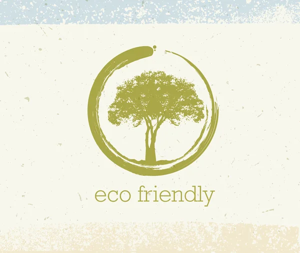 Eco Friendly träd koncept — Stock vektor