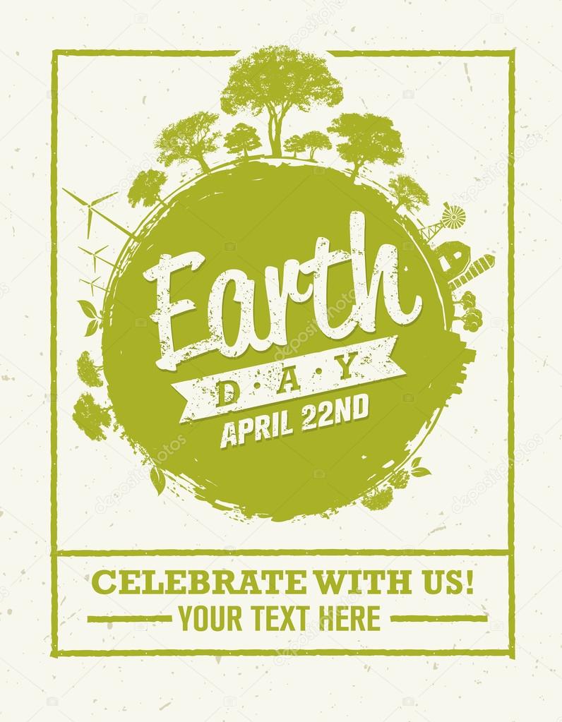 Earth Day Eco Poster Design