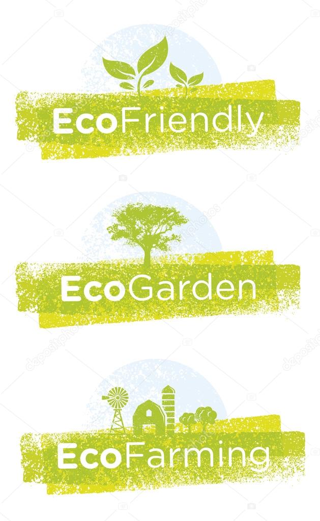 Eco Friendly Green Banner Concept