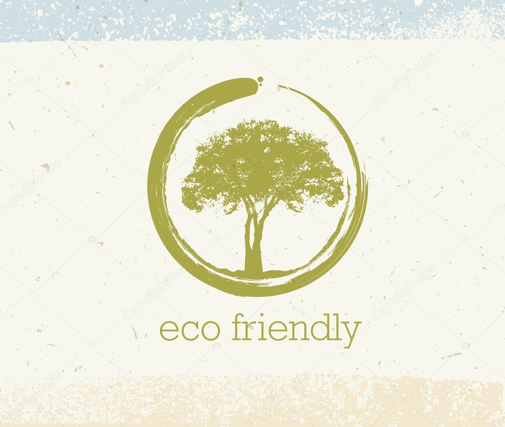 Eco Friendly Tree Concept