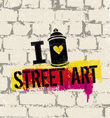 Én szerelem Street Art poszter