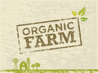 Organic Farm Concept clipart