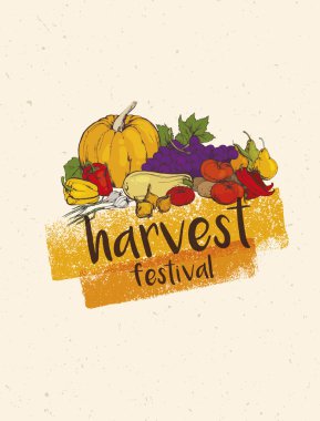 Hasat Festivali sonbahar sebze kavramı