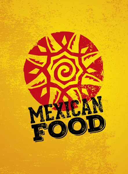メキシコ料理の創造的な概念 — ストックベクタ