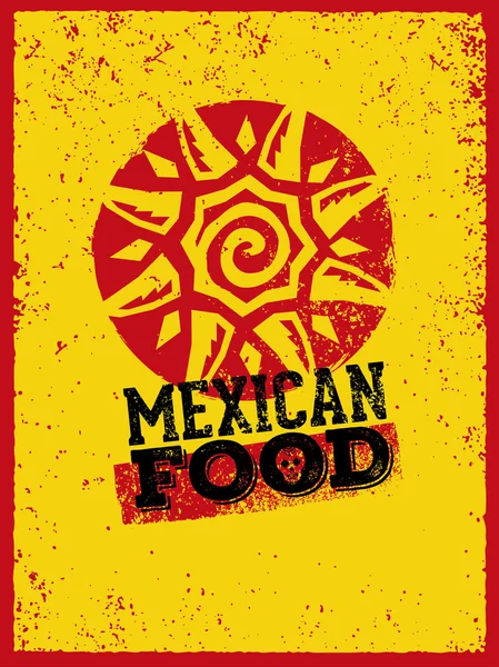 Kreativní koncept mexické jídlo — Stockový vektor
