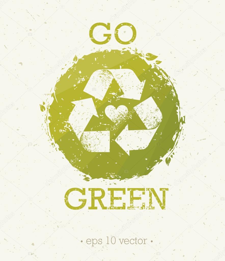 Go Green Eco Concept