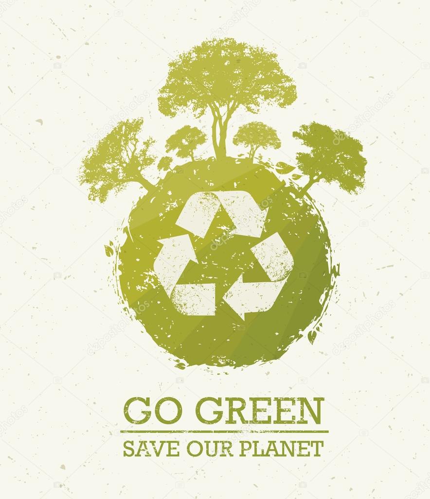 Go Green Eco Concept