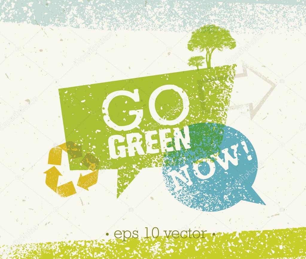 Go Green Eco Concept