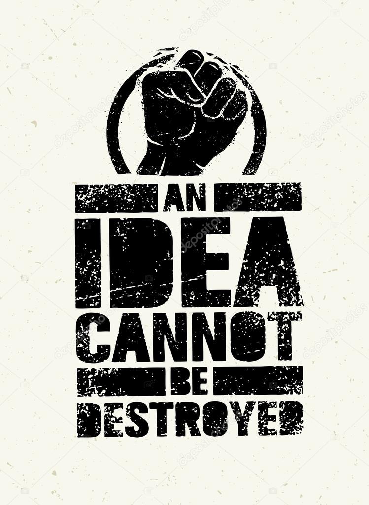 Grunge Revolution Poster Concept