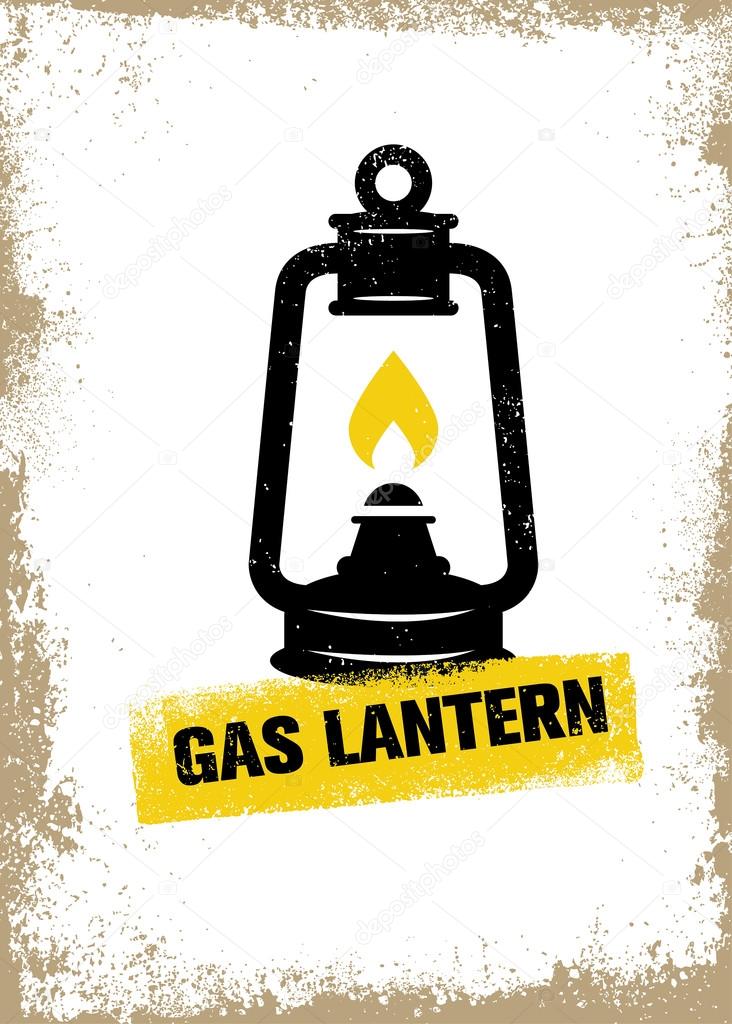 Kerosene Gas Lantern Camping Equipment