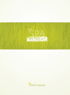 Spa Retreat organik Eco arka plan