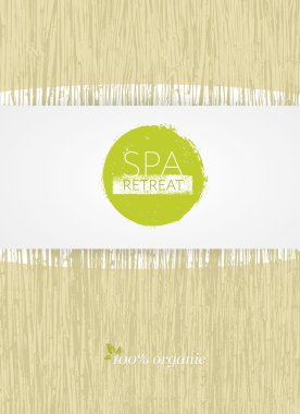 Spa Retreat organik Eco arka plan