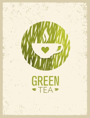 Organik yeşil çay Kupası