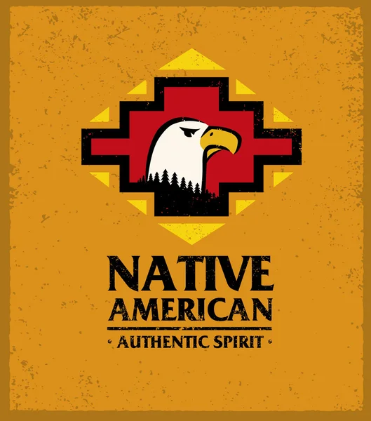 Native American Indian Tribal koncept — Stock vektor