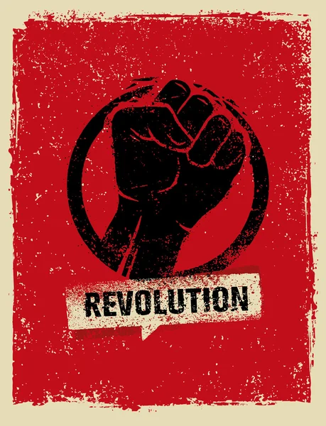 Signo de mano Revolución — Vector de stock