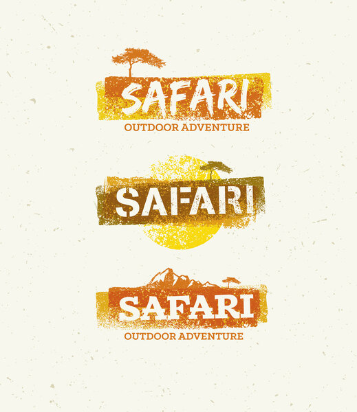 Safari Outdoor Adventure Background