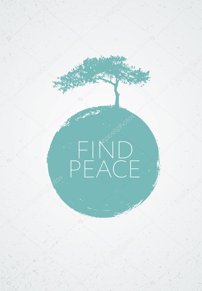 Find Peace Zen Poster