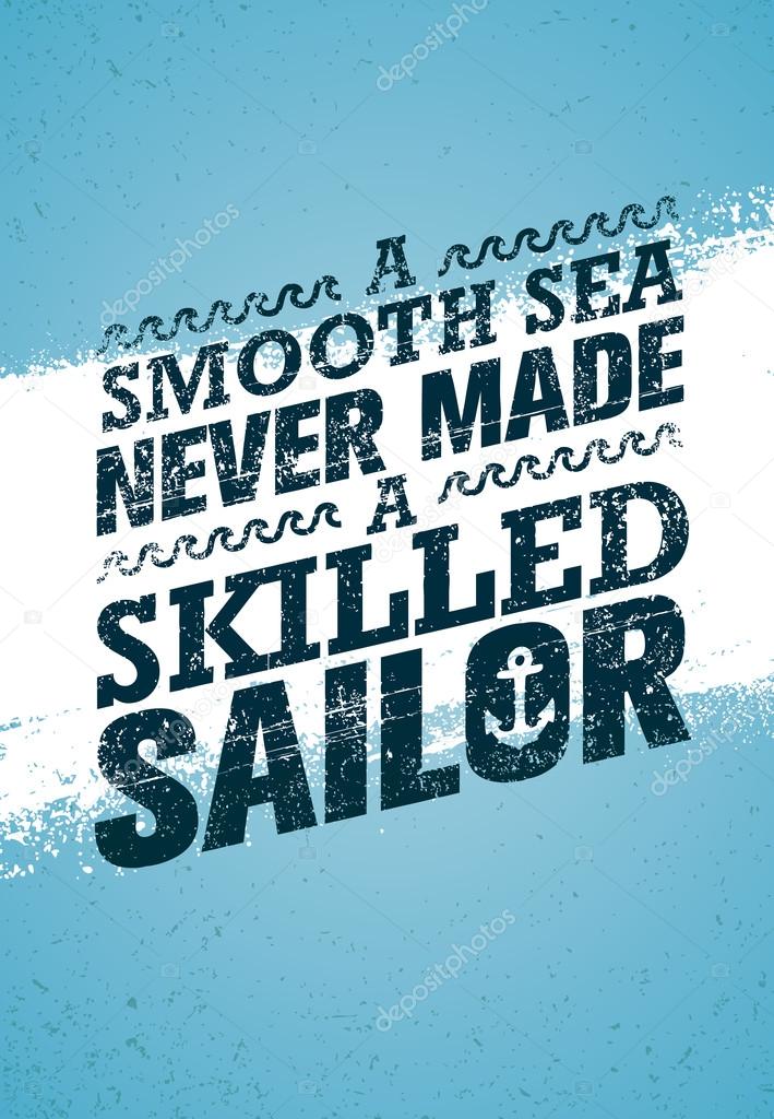 Creative Nautical Motivation Quote