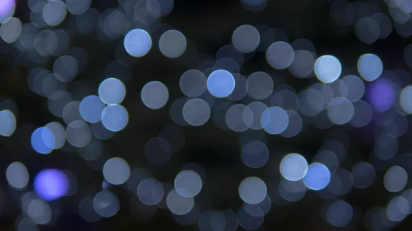 Bokeh Desfocado Fundo Belas Luzes Ano Novo — Fotografia de Stock