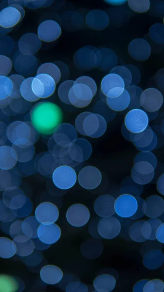 Bokeh Lights Shining Christmas Lamps Blurred Background — Stock Photo, Image