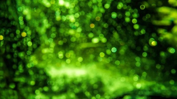 Background green space for text, green bokeh. Abstract background
