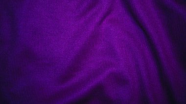 Mor buruşuk kumaş, kumaş dokusu, kumaş, mor ipek arka plan..