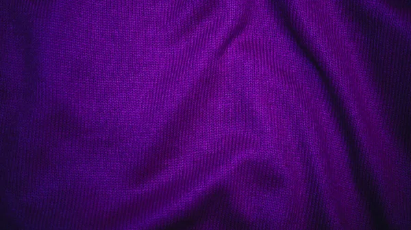 Tissu Froissé Violet Texture Tissu Tissu Fond Soie Violet — Photo