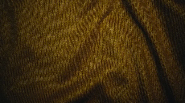 Tekstura Złotej Tkaniny Złoty Jedwab Tło Tekstylne Przytulny Materiał — Zdjęcie stockowe