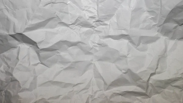 Смятая Белая Бумага Скомканный Бумажный Фон Бумажная Текстура Пустой Фон — стоковое фото