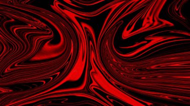 3 boyutlu görüntüleme, yazılım duvar kağıdı, neon duvar kağıtlı sıvı siyah, parlak soyut desenli. Soyutlama dalgalı desenlerle siyahtır